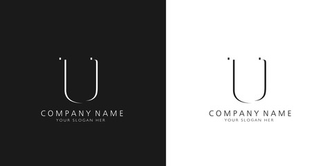 U logo letter design  © HSNKRT