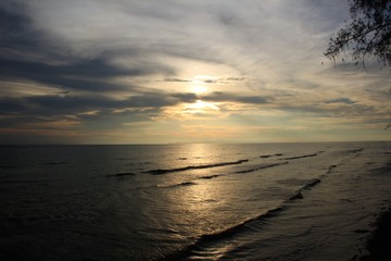 Fototapeta premium sunset on beach