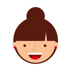 young woman avatar character