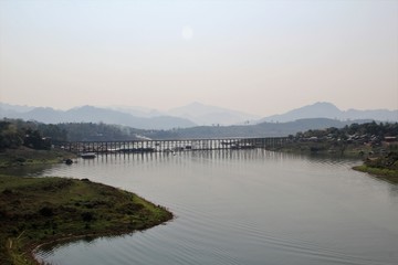 Fototapeta premium view of lake