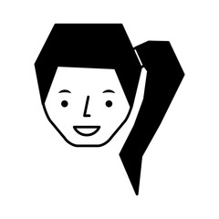 young woman avatar character