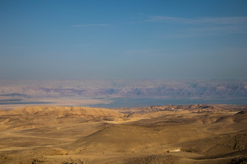 Fototapeta na wymiar Desert View of Judean desert, Israel
