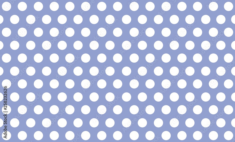 Poster background abstract white circle shape pattern on blue color background, illustration,copy space for