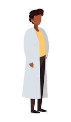 male black doctor professional character