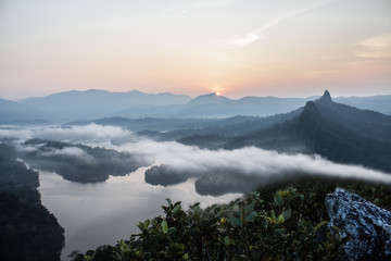 Sonnenaufgang in Malaysia