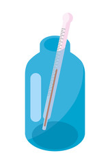 medical thermometer isolated icon
