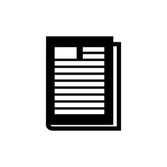 Press documents vector