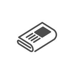 Newspape vector icon