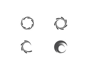 vortex, wave and spiral icon