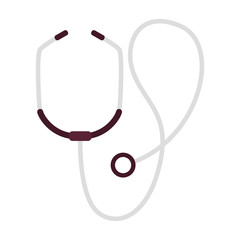 medical stethoscope isolated icon