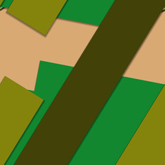 Flat material design - Creative vector trend seamless