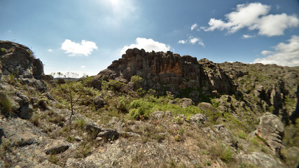 The view at Cerro Blanco reserve, near Tanti and Los Gigantes, Cordoba, Argentina
