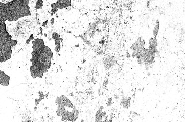 Texture black and white abstract grunge style. Vintage abstract texture of old surface. Pattern and texture of cracks, scratches and chip.