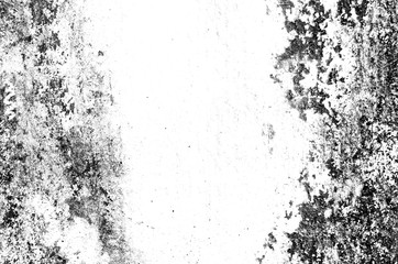 Texture black and white abstract grunge style. Vintage abstract texture of old surface. Pattern and texture of cracks, scratches and chip.