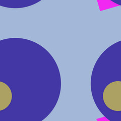 Flat material design - Creative vector trend seamless