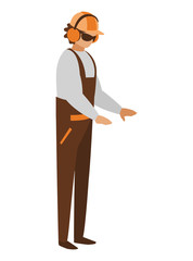 industrial worker avatar character