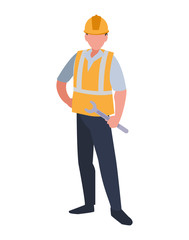 industrial worker avatar character