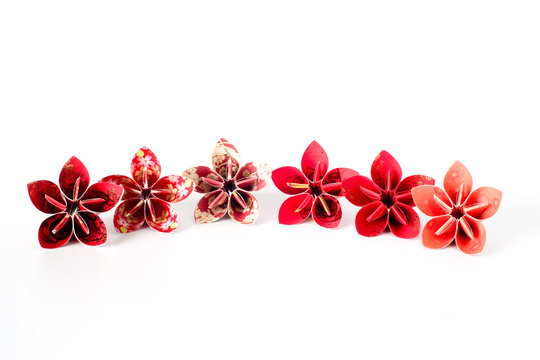Red packets origami flowers