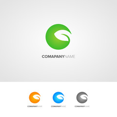 Natural G Letter Logo Design