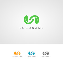 Obraz premium Organic Company Logo Design