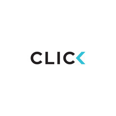 click symbol logo design