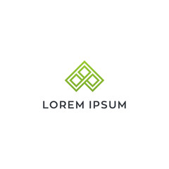 W abstract logo design