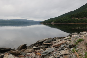 Obraz premium Mountain Lake Reflection