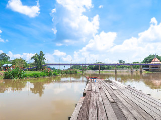 Fototapeta premium The bridge croos Sakae krang river