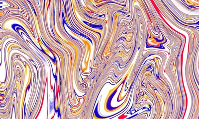 Marble ink colorful. abstract marble painting, can be used for fashion print, natural background or wallpaper. - Illustration