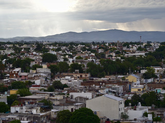 Fototapeta na wymiar Panoramic view of Cordoba, Argentina.