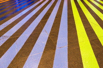 Colorful Line on the Floor