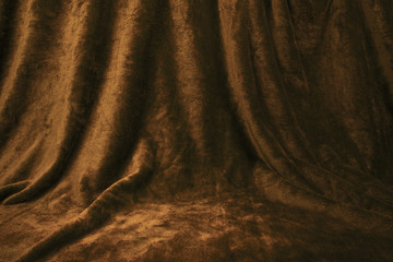 Golden Fabric Silk Draped Backgrounds