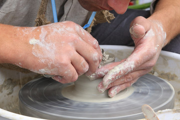 hands of a potter