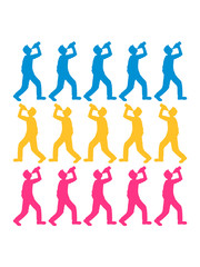 bunt reihen muster crew team viele freunde paar bier spaziergang laufen gehen spazieren ausflug bewegen flasche durst trinken lustig alkohol saufen party feiern cool clipart