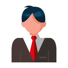 elegant businessman avatar character