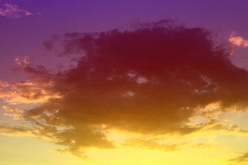 amazing toned sun colored clouds for using in design as background.