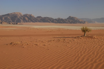 Desert View of Wadi Ram Jordan