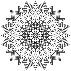 Mandala Intricate Patterns. Vintage decorative pattern.Hand drawn background.Suitable for printing on fabric and paper. Arabic, Islam,Indian, ottoman motifs.You can change the background.