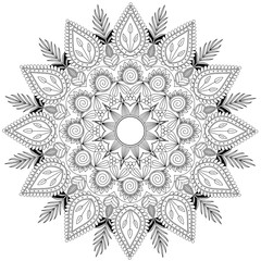Mandala Intricate Patterns. Vintage decorative pattern.Hand drawn background.Suitable for printing on fabric and paper. Arabic, Islam,Indian, ottoman motifs.You can change the background.