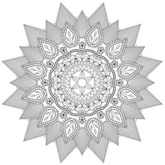 Mandala Intricate Patterns. Vintage decorative pattern.Hand drawn background.Suitable for printing on fabric and paper. Arabic, Islam,Indian, ottoman motifs.You can change the background.