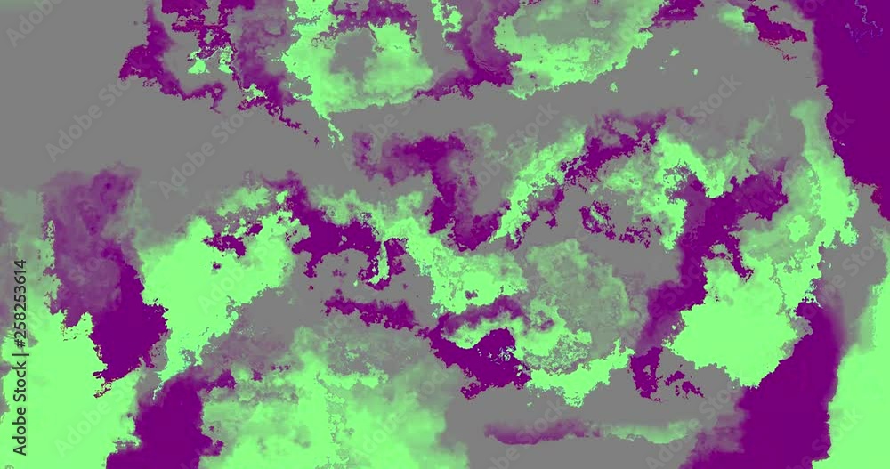 Poster 60fps abstract cg grunge dark loopable background - different colored moving texture seamless loop 4