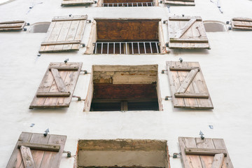 Old multistory warehouse.