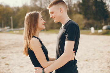 couple in black