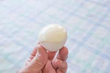 半熟温泉卵白身_殻半分