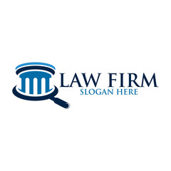 Pillar Logo Design for law firm, attorney or university