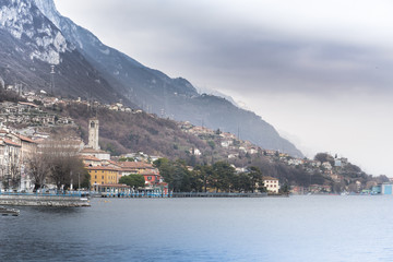 Italy Bergamo - Lake Lago d&acute;Iseo, Europe