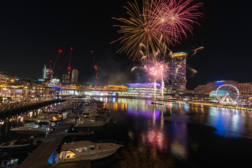 Fireworks in Darling Harbour, Sydney