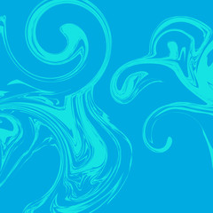 Abstract background with twirl fluid shapes. Vector illustration.