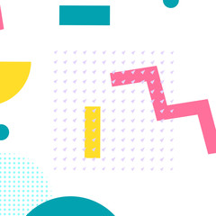 Abstract geometric pattern. Trendy graphic design.