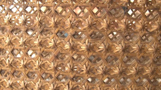 Bamboo woven pattern